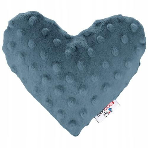  BOCIOLAND Sticla cu apă caldă Heart Minky Blue bleumarin