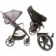  Carucior 4Baby Stinger Pro grafit + geanta 4baby "Mama Bag" 2023 - Grafit