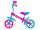  Bicicleta de echilibru Milly Mally Dragon 10" Alb, Albastru, Roz