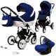  Carucior BabyLux Lilly Sailor Blue 3in1