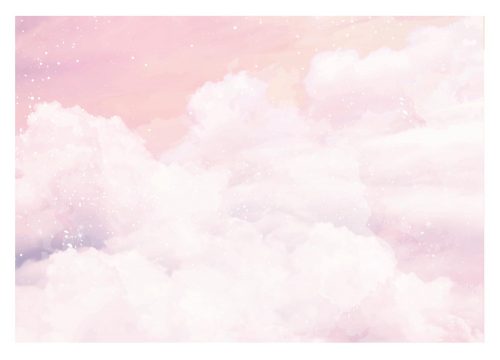 Fototapet SKY CLOUDS Girl Pink 416x254