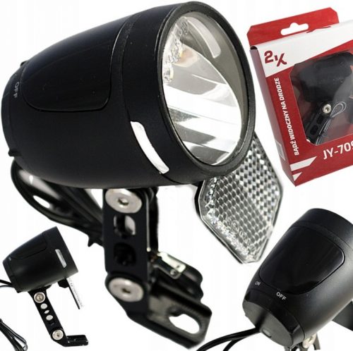  Iluminat pentru biciclete 2K Dynamo LED pentru biciclete Generator de butuc de 60 lm