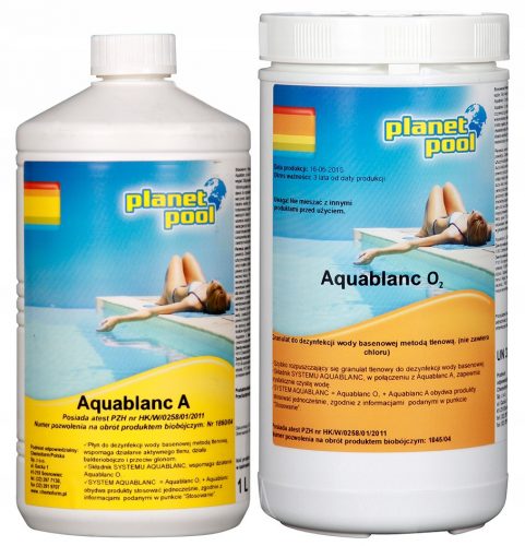 Chimia piscinei - Agent de curățare granulat pentru piscine Planet 1 kg