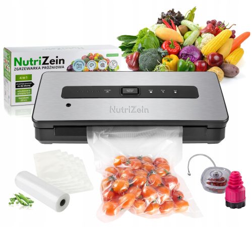 Aparat de etanșare în vid NutriZein NZVS6000 Vacu Opti argintiu 130 W