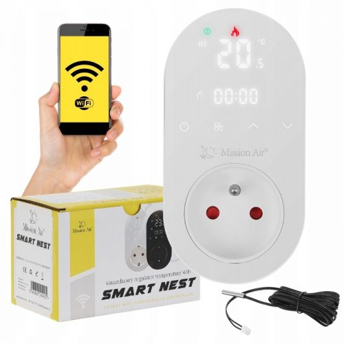 Controler de temperatură priză TIMER WiFi SMART