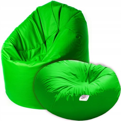  Pouf King of Chillout, nuanțe de verde