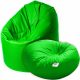  Pouf King of Chillout, nuanțe de verde