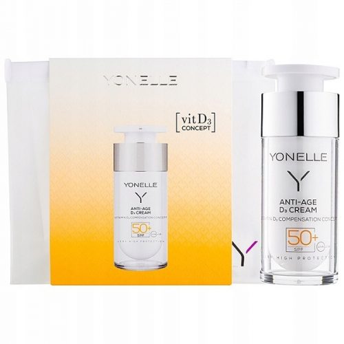  Cremă hidratantă de față YONELLE Cremă antirid UV & D3 50 SPF zi și noapte 30 ml