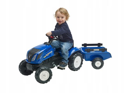  Tractor pentru copii Falk 3080AB New Holland, albastru