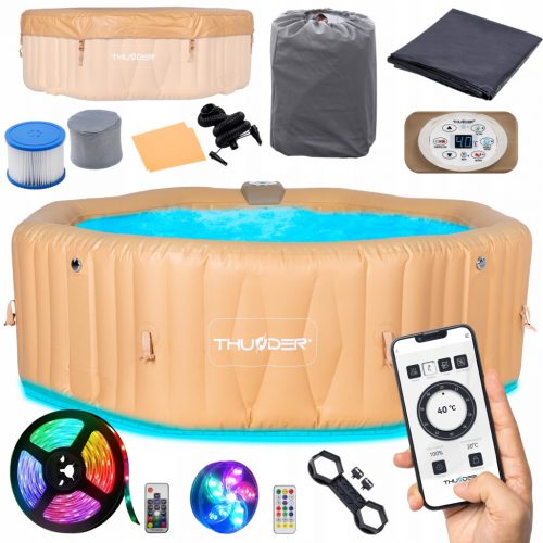  Piscina gonflabila cu hidromasaj Thunder 1000 l