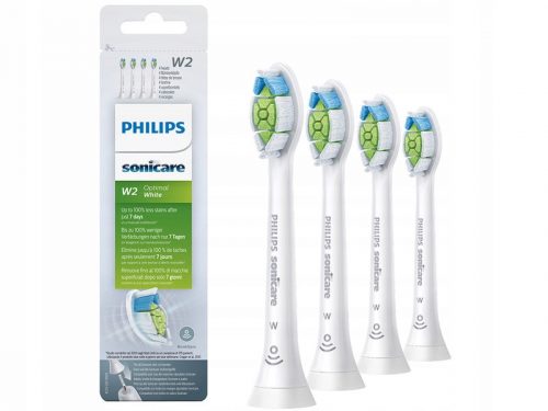  Capete de periuță de dinți Philips Sonicare W2 Optimal, albe, 4 buc.