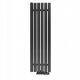  Radiator baie cu apa Regnis 438 W 290 x 1000 mm negru