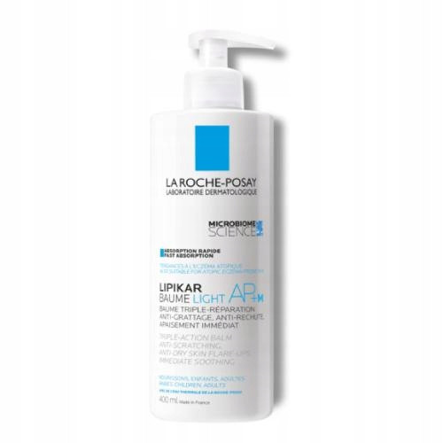  LA ROCHE POSAY LIPIKAR BAUME LIGHT AP+M BALSAM 400ml