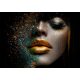 TAPET FOTO LIN FEMEIE GOLD GLITTER 276x192