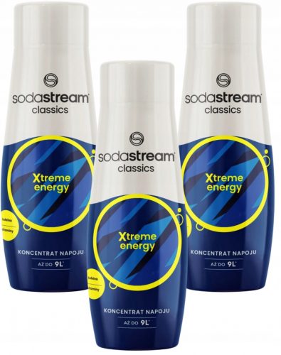  Set sirop aromat SodaStream Xtreme Energy 440 ml 3 buc.