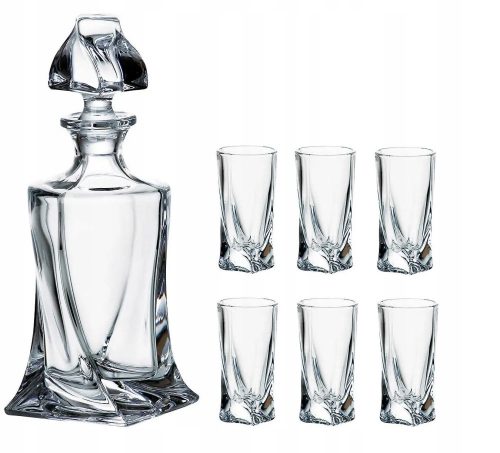 Set Bohemia Quadro Crystalite 0,5 l