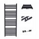 Radiator baie apa 510 W 530 x 1150 mm negru