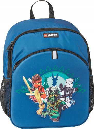  Rucsac cu mai multe compartimente pentru grădiniță LEGO Ninjago Genți LEGO băieți Nuanțe de albastru, Multicolor