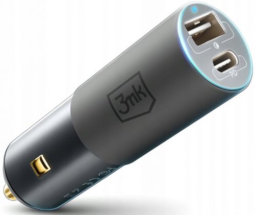  Încărcător 3MK USB USB-C 100W - Cel mai puternic încărcător auto