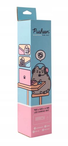  Mouse pad original Pusheen LED 90x40 cm