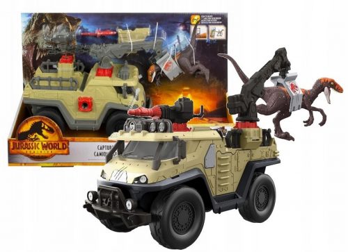  Vehicul GWD65 Mattel Jurassic World pentru prindere de dinozauri