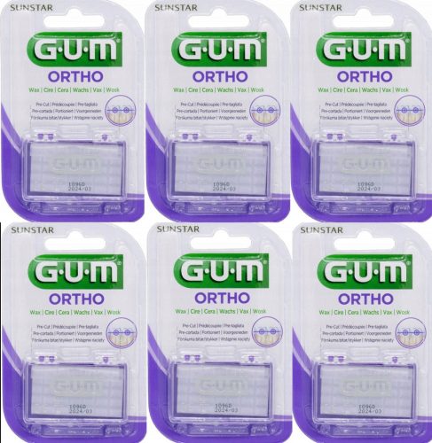  Gum Sunstar Orthodontic Wax Neutral - Pentru a ameliora disconfortul la purtarea aparatului dentar ortodontic