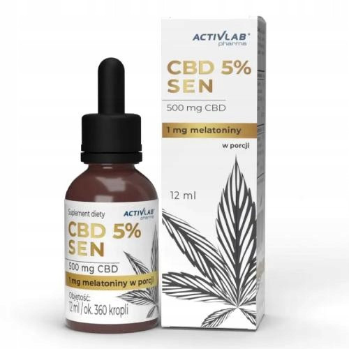  CBD 5% SEN CU MELATONINA 12 ml Activlab Pharma