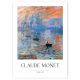 Poster CLAUDE MONET SUNRISE POSTER B2 50x70 #290 bucata fara rama 50 x 70 cm