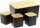 Set cutie de paine Krisberg BREADBANK + 3 RECIPIENTE bambus negru