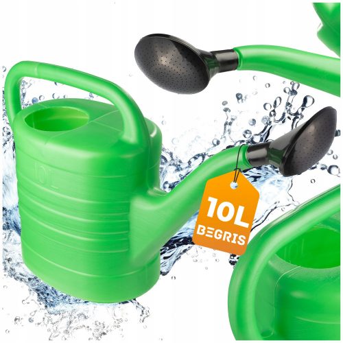  Bidon de udat Begris 10 l, plastic, nuante de verde