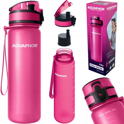  Aquaphor City 0,5 l sticla cu filtru albastru