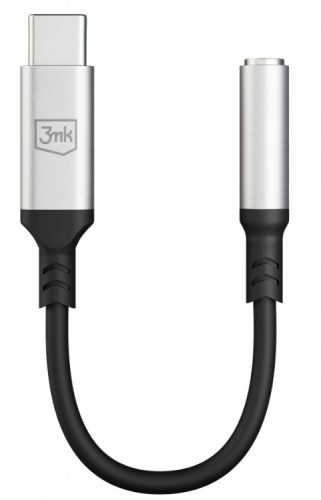  Adaptor audio 3mk USB-C - Jack 3,5 mm tip femela