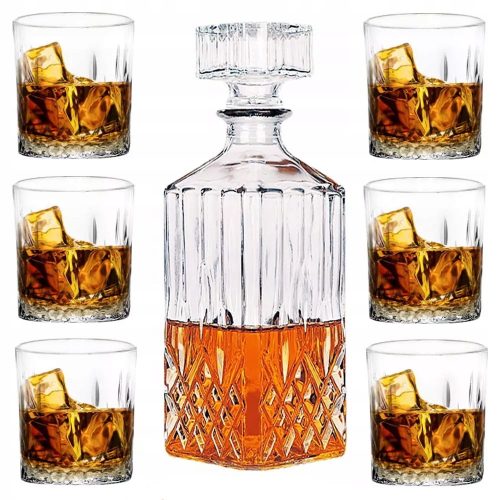 Set de whisky Glasmark 1002485, transparent, 2,35 l, 7 elemente