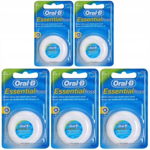  Ață dentară cerată Oral-B Essential Floss 50 m mentă