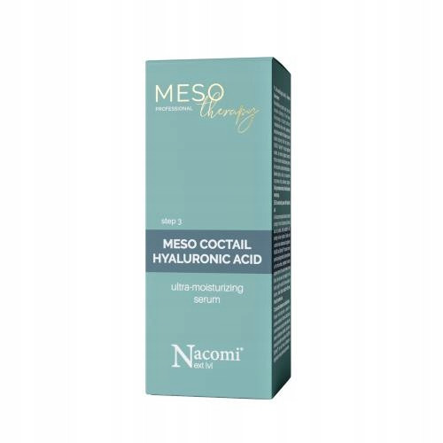  Nacomi Meso teraphy 15 ml cocktail ultra-hidratant cu acid hialuronic