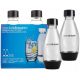  SET 2x STICLE DE SIGURANȚĂ SodaStream 0,5L SATURATOR