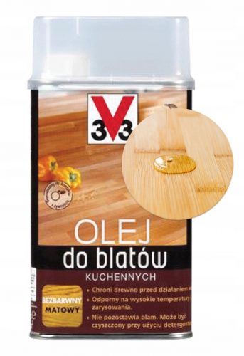  Ulei pentru blaturi de bucatarie V33 Incolor 0,5l