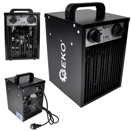  Încălzitor electric FARELKA GEKO 2.0kW TERMOSTAT 3 game de putere Oțel