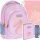  Rucsac școlar cu mai multe compartimente Head Shades of pink, Shades of gri and silver 20 l + alte 2 produse