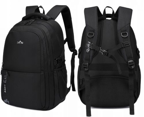  Rucsac școlar CoolPack cu mai multe compartimente, negru, Nuanțe de roșu, Multicolor, 30 l