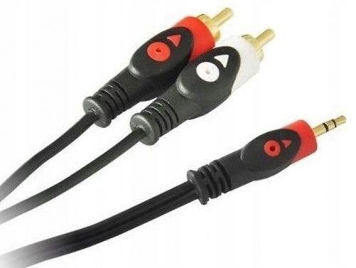  Cablu minijack Libox LB0022 (3,5 mm) - 2x RCA (cinch) 1,5 m