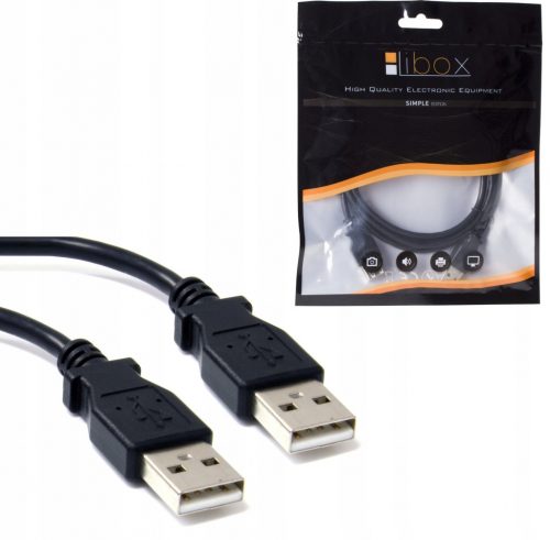  Libox LB0013 Cablu prelungitor USB-USB 1,8 m negru