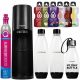  Set SodaStream Terra negru 4 buc.