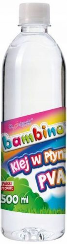  Adeziv lichid Bambino 500 ml pentru QUILLING St. Majewski TRANSPARENT