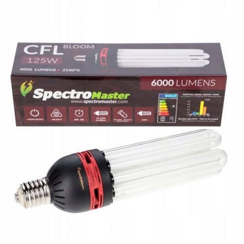  Lampă suspendată CFL pentru plante în creștere Spectromaster 125 W