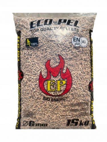 PELETE DE LEMN 6mm 15kg CERTIFICAT DE PELETE EcoPel