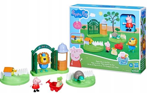  Hasbro Peppa Pig Excursie la Zoo + 2 figurine F6431