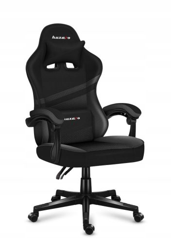  Scaun gaming Huzaro Force 4.4 Carbon, material negru