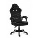  Scaun gaming Huzaro Force 4.4 Carbon, material negru