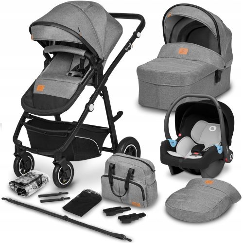  Carucior Lionelo LO-BIANKA 3IN1 GREY STONE 3in1